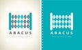 Abacuses logo vector Royalty Free Stock Photo